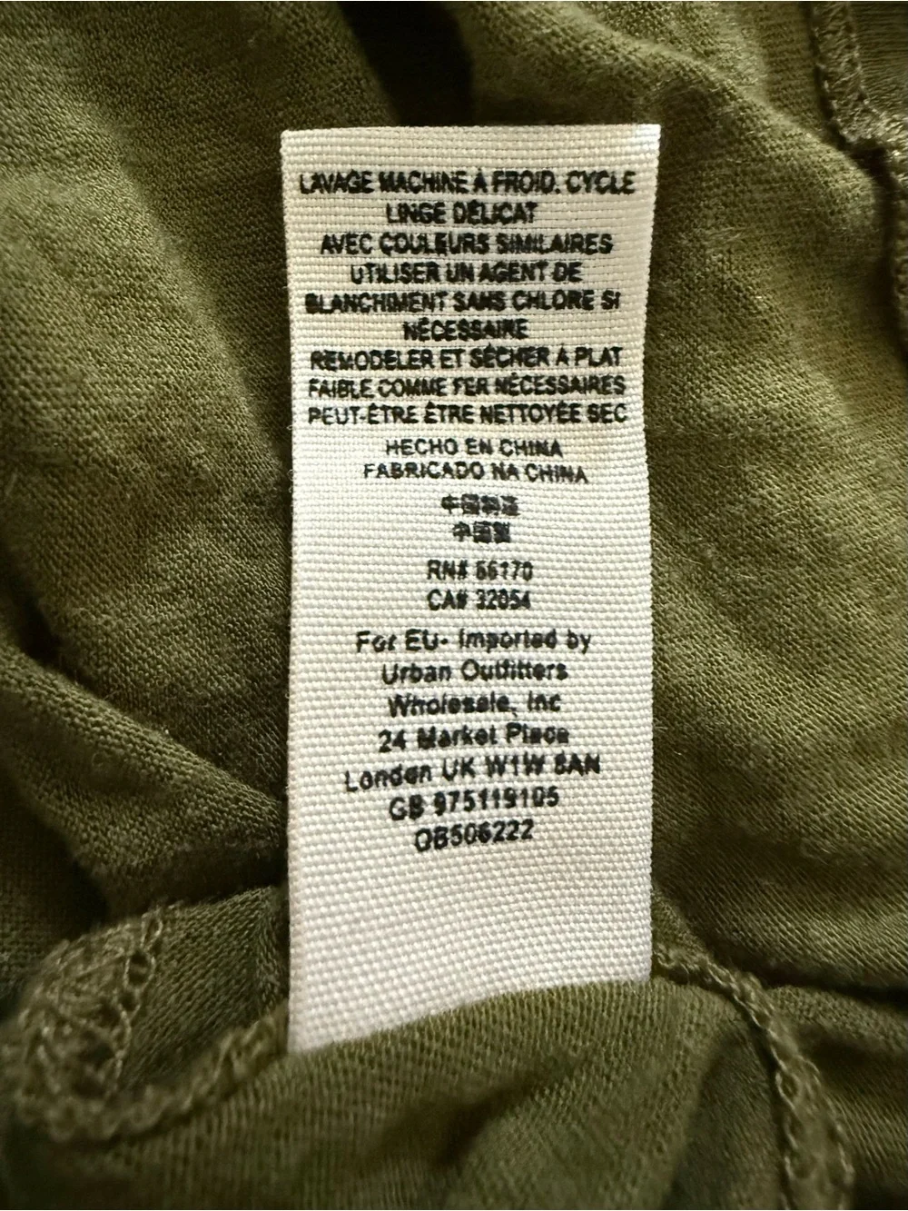 Free People Bittersweet Olive Green Top Size L